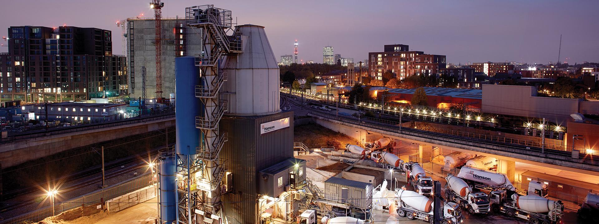 Hanson Kings Cross concrete plant. 