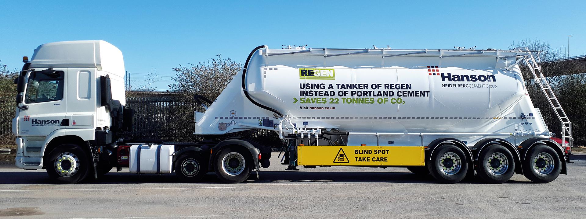 A tanker of REGEN saves 22 tonnes of CO2. 